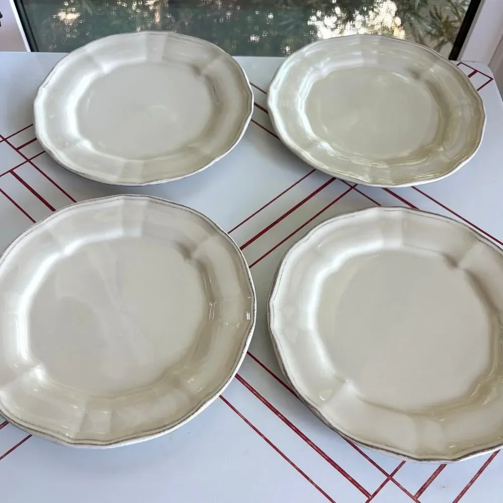 Set of 4 Toscano Cream Noble Excellence Salad Plates